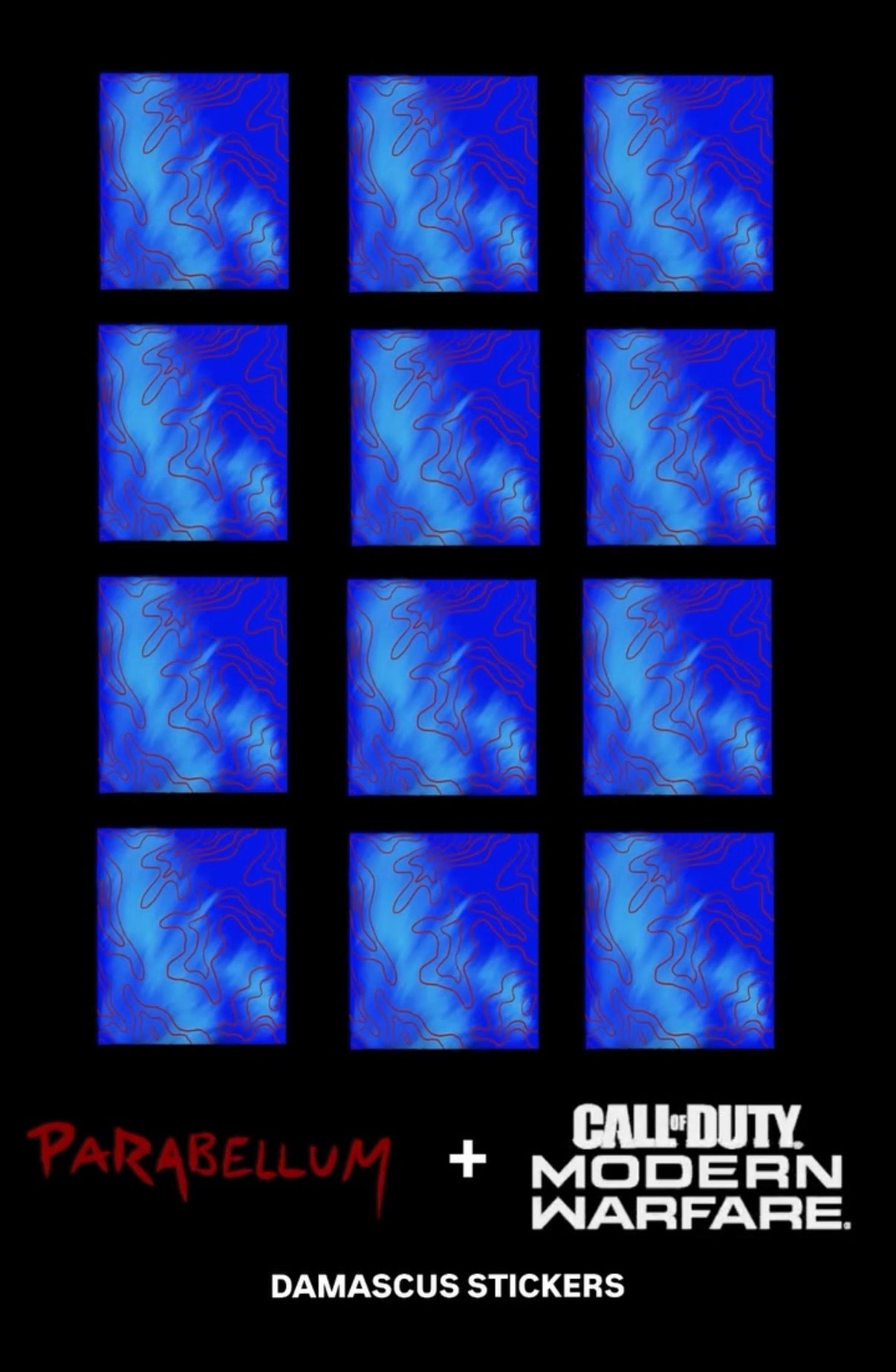 Damascus Camo Stickers